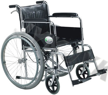 ODM Hospital Medicaid Pharmacy Wheelchair Ergonomic Design Chromed Steel