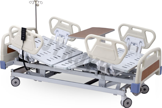 Semi Fowler Adjustable Hospital Bed Central Locking Castors ISO13485 Compliant