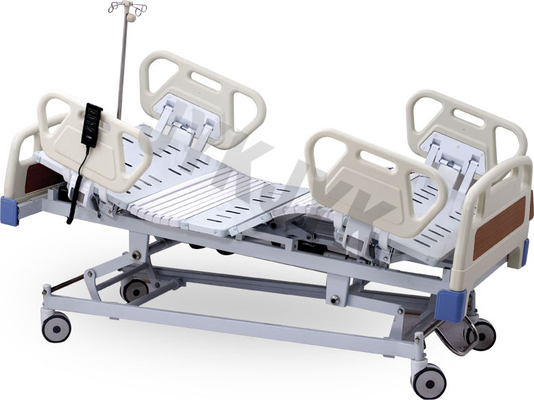 Intensive Care Motorised Hospital Bed Tilted For Patients Examination
