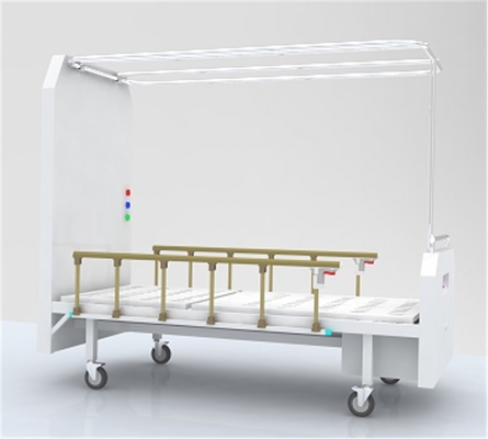 Hospital Isolation Electric Medical Bed Equipment With Air Purify Ventilator OEM