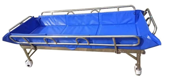 Hospital Medical Bariatric Shower Trolley Stretcher Bed For Disabled Multifunctional