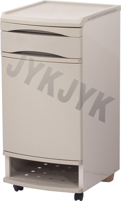 ABS Plastic Hospital Medical Bedside Cabinet Furniture With Dining Board ODM