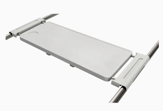 Medical Lightweight ABS Hospital Overbed Table Dining Board Tray Adjustable