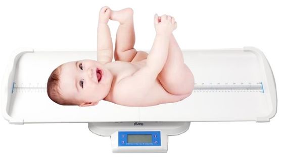 Hospital And Medical Facilities Baby scale for  Height and Weight With ABS Plastic material